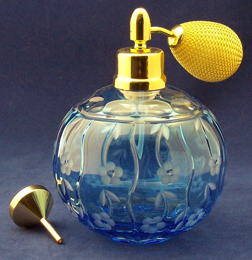 Frasco pulverizador azul Cup 821-4 contra la evaporación de perfumes caros