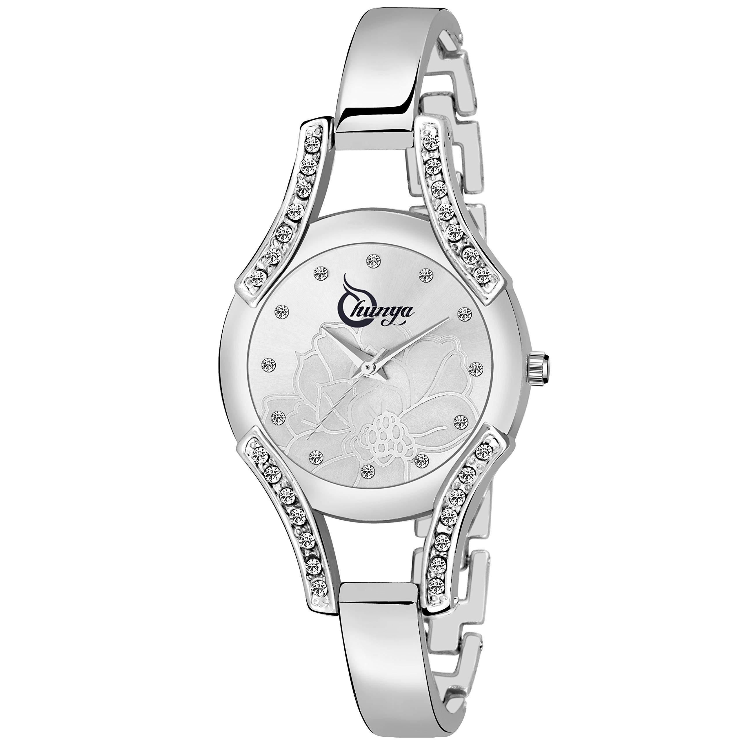 New Laxurius Looking Stylish Sliver Dail Girl and Women Watch Bracelet Belt Analog Watch - for Girls (B09S3RCVNV) Amazon Price History, Amazon Price Tracker