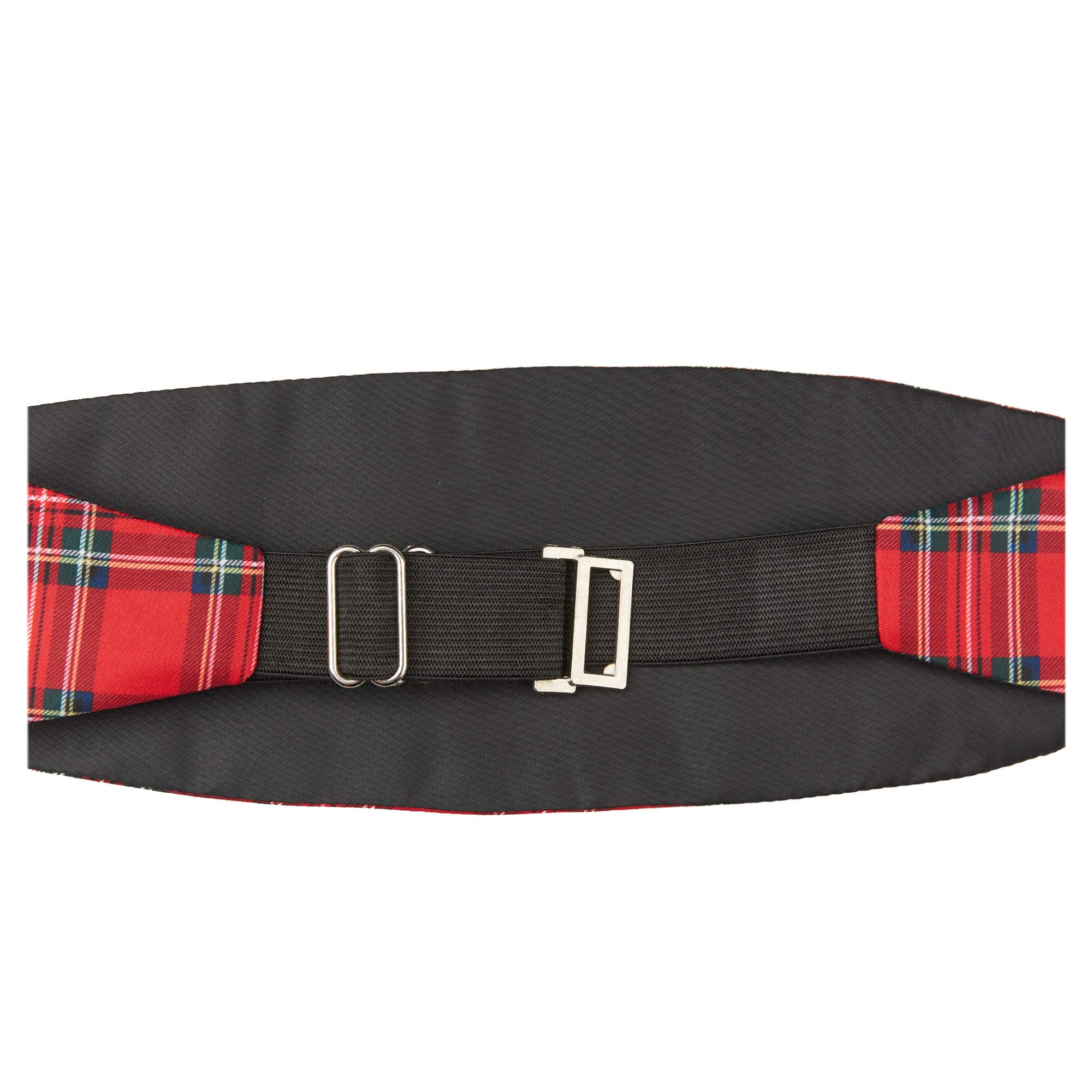 Jacob Alexander Royal Stewart Red Plaid Kids' Cummerbund