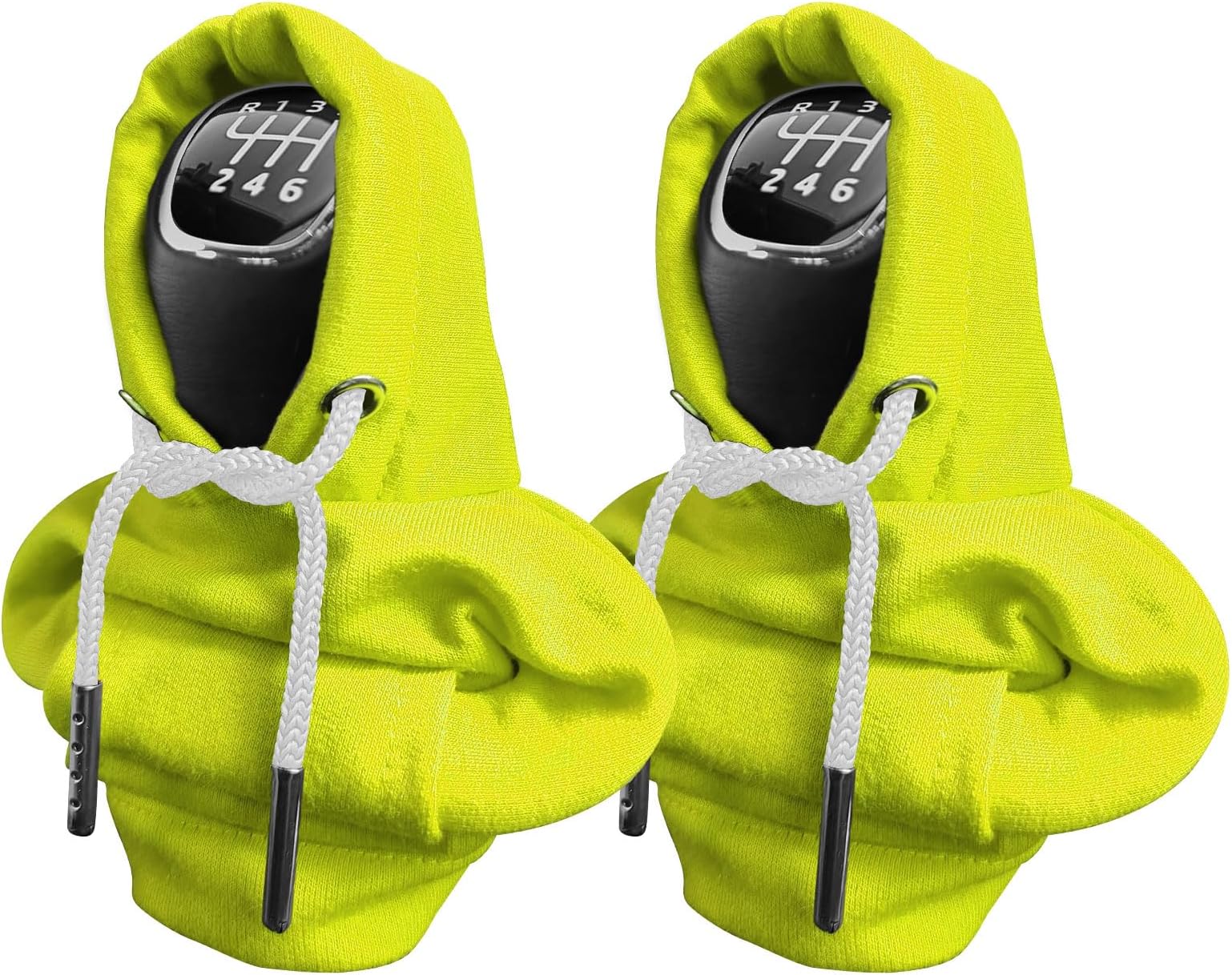 Car Shift Gear Cover, Fashionable Sweater Hoodie Auto Gear Shift Knob Protector, Funny Gear Shift Hoodie for Knob Cover Gift, Universal Auto Interior Accessories Fit Most Cars, 2 Pieces, Green