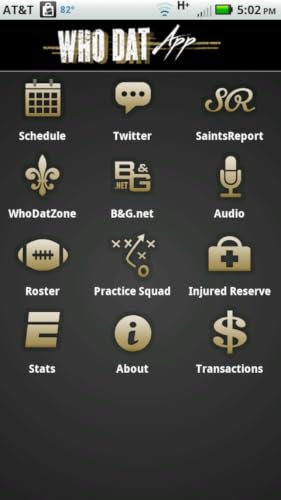 WhoDatApp - New Orleans Saints – vue 2