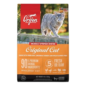 Orijen Dry Cat and Kitten Food, 4 lb
