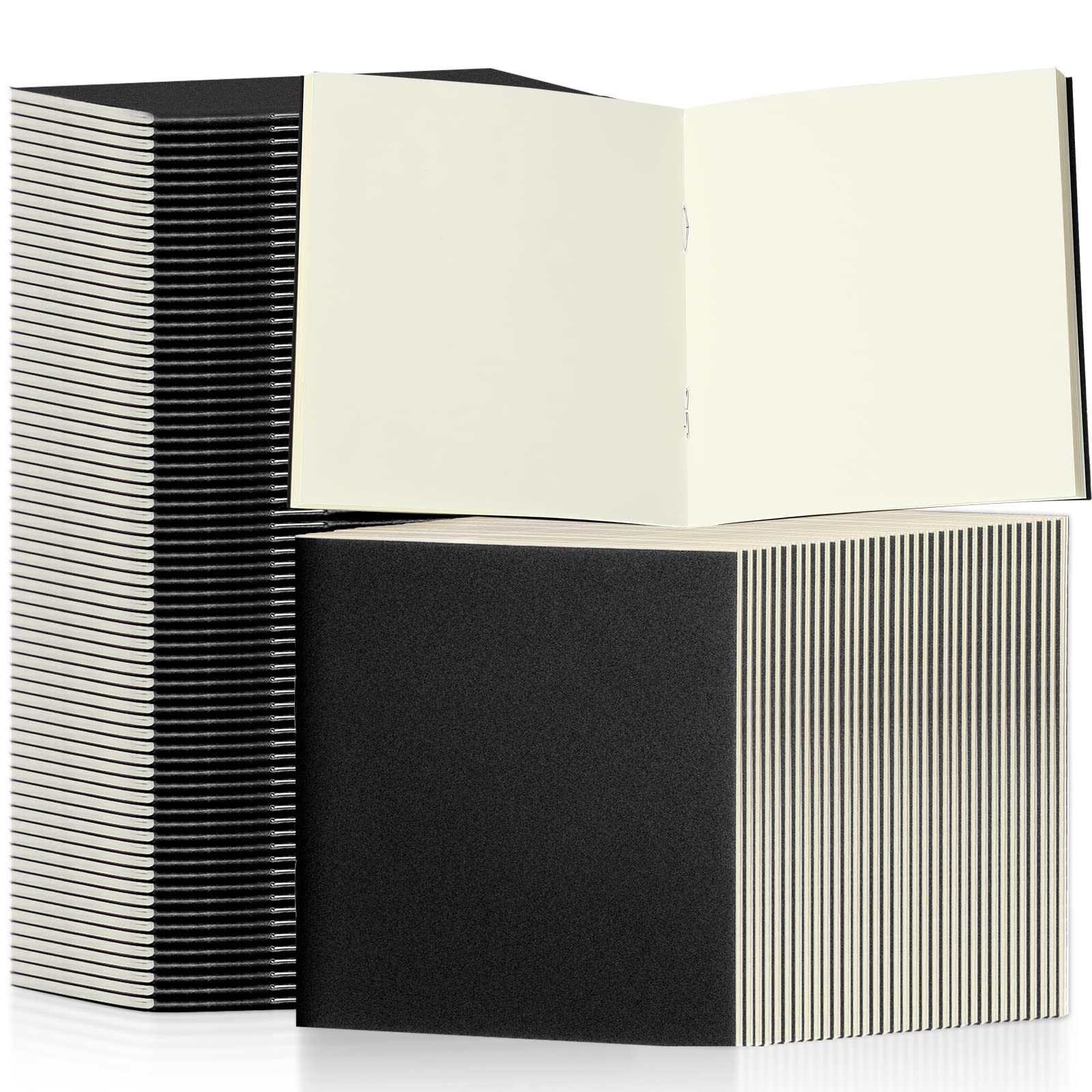Thenshop 150 Pack Mini Notebooks Bulk Small Notepad Unlined Journals Pocket Blank Sketchbooks Kids Students Gifts Back to School Supplies 4 x 4 Inch