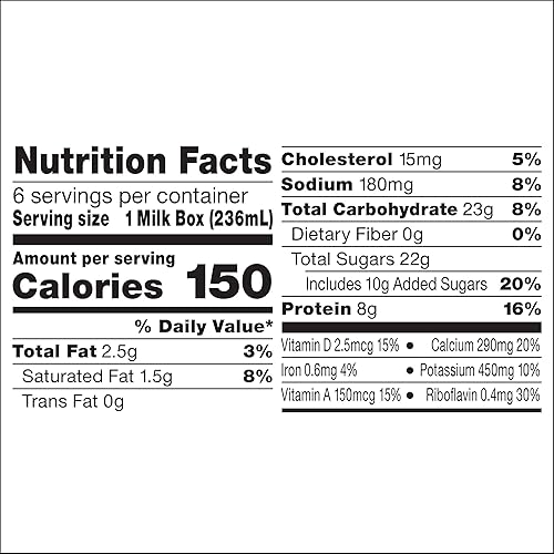 Miniatura 22 de Horizon Organic Cajas de leche bajas en grasa, fresa, 8 onzas, paquete de 6