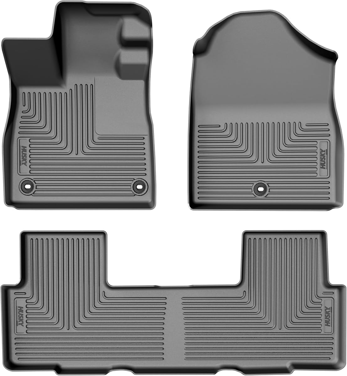 Husky Liners Weatherbeater Floor Mats | Fits 2026 Honda Passport | Front & Rear, 3-pc Black - 96131