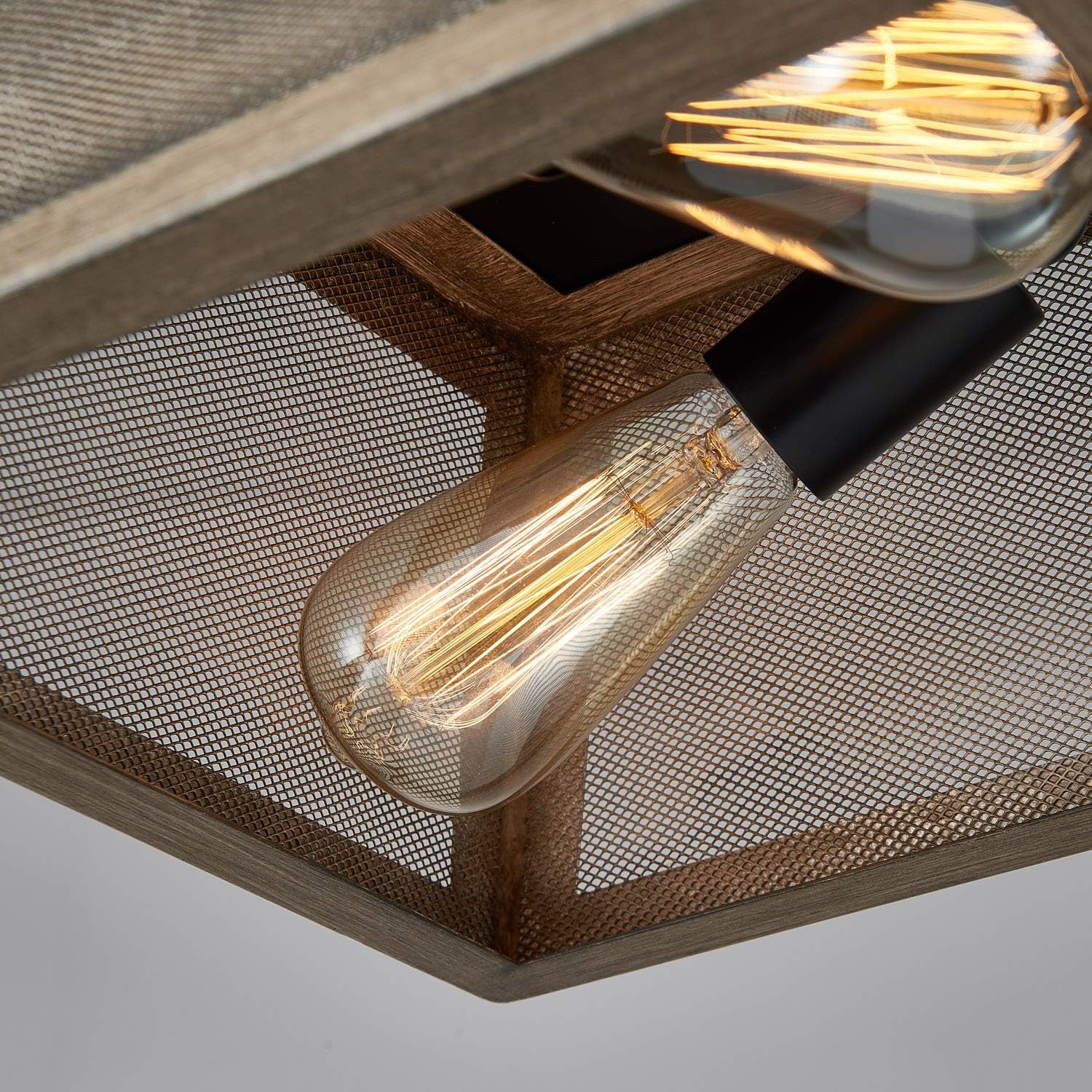 80% Off Discount Saint Mossi Antique Bronze Oaky Painted Metal Island Light with 2 Lights, Farmhouse Flush Mount with Network Shade,Ceiling Light Fixture in Rustic Vintage Farmhouse Industrial Country Style Amazon Crazy π₯ Deals Saint Mossi Antique Bronze Oaky Painted Metal Island Light with 2 Lights, Farmhouse Flush Mount with Network Shade,Ceiling Light Fixture in Rustic Vintage Farmhouse Industrial Country Style