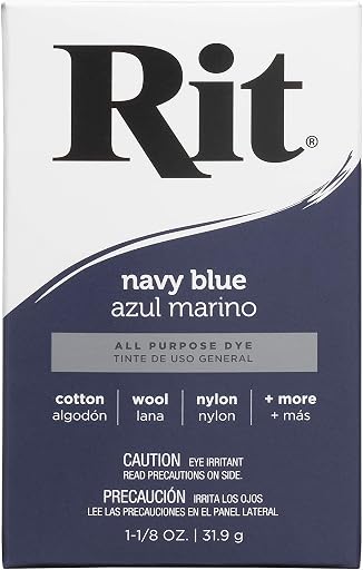 Rit Dye 3-30 Powdered Fabric Dye, Navy Blue