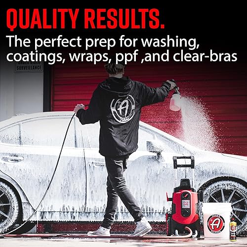 Miniatura 6 de Adam's Polishes Jabón para Lavar Autos Strip (16 oz)  Champú Removedor de Sellador y Cera, Removedor de Sal, Prelavado y Lavado Ácido  Espuma Espesa