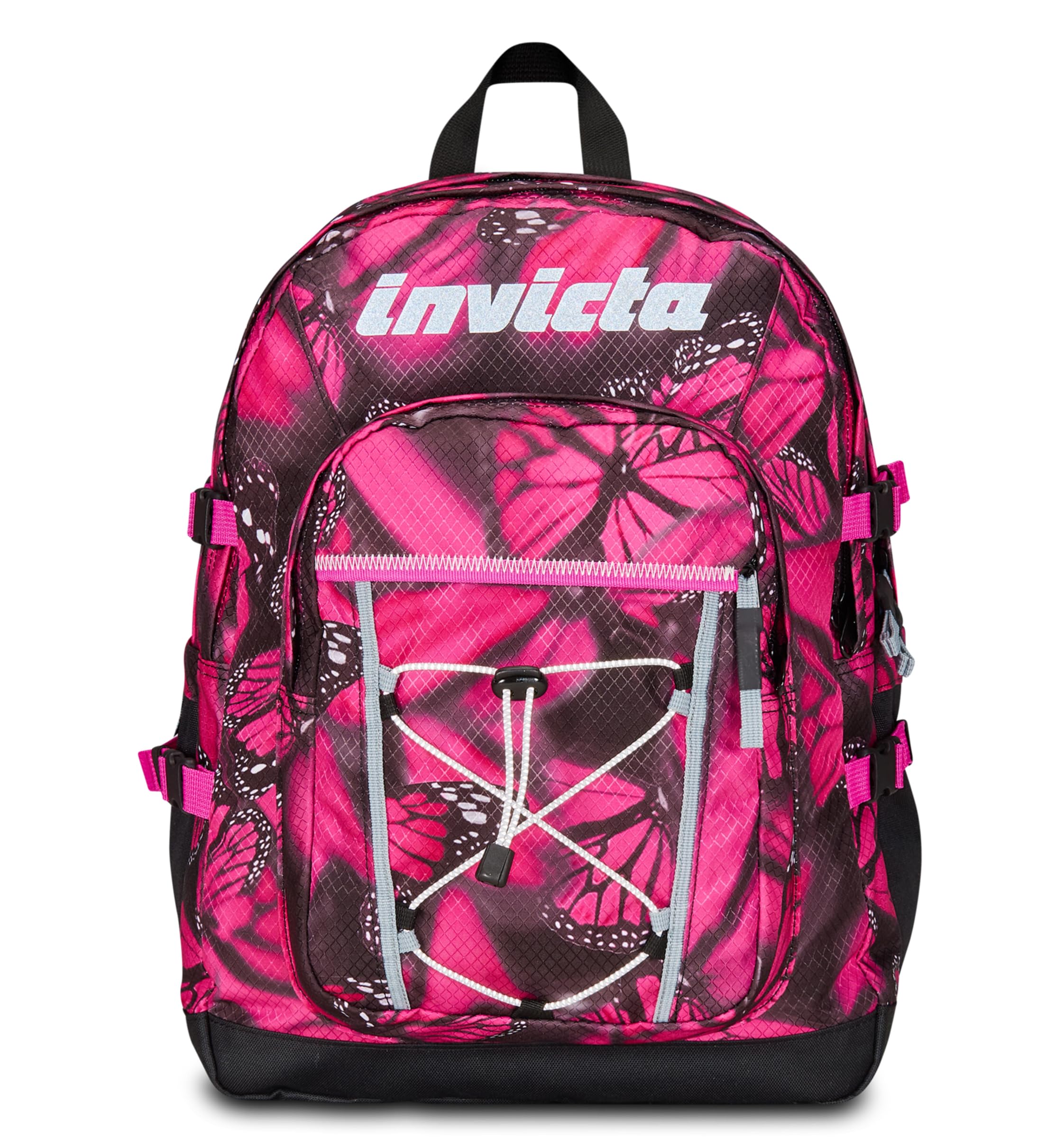 Invicta Jelek Fantasy School Backpack, Purple, Double Compartment Super Large Backpack with PC or Tablet Pocket, Bottle Holder and Pocket with Organizer, Travel Backpack