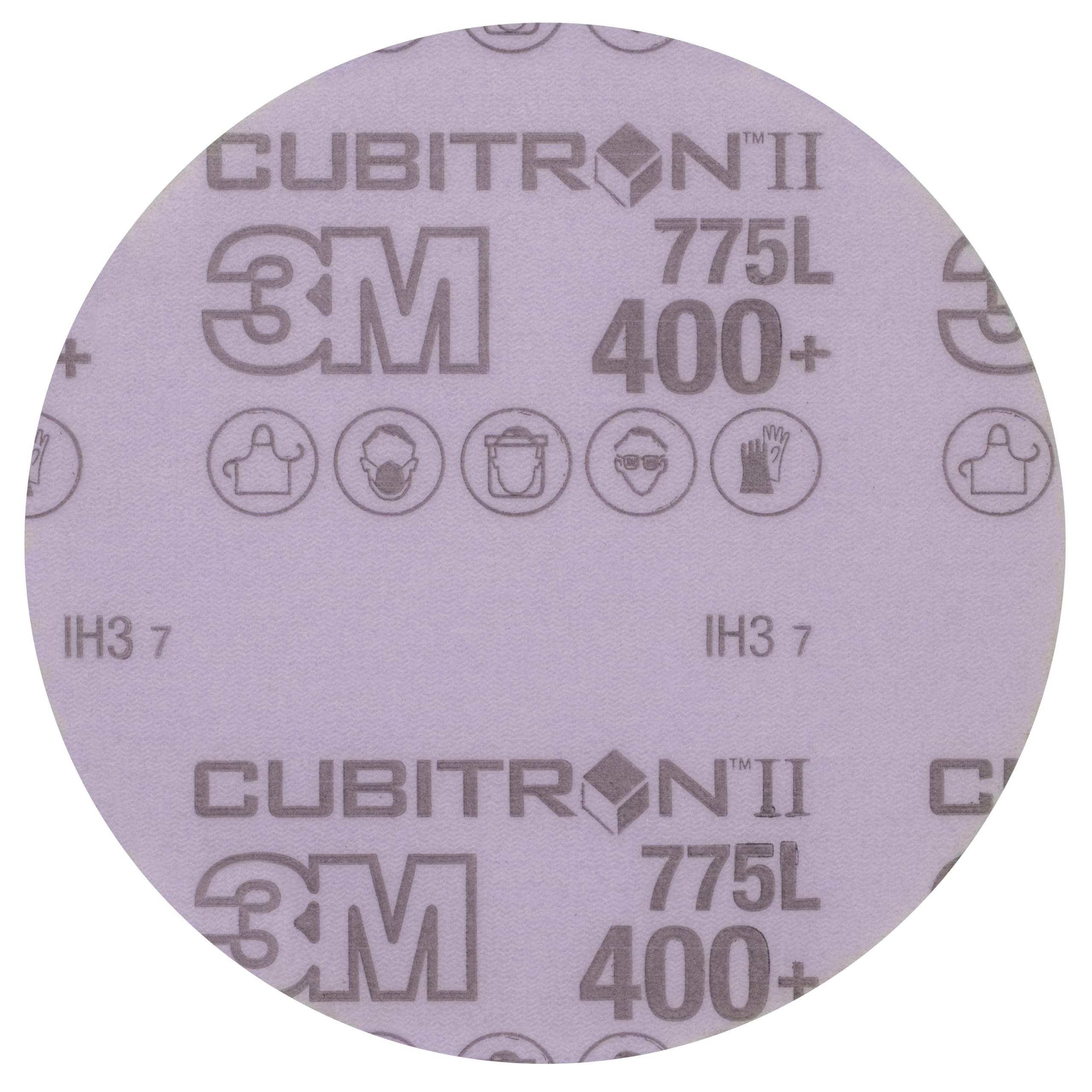 3M Cubitron II Hookit Disco de Film 775L, 125 mm, 400+ | Sin Agujeros 50 discos/caja