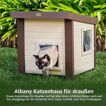 New Age Pet ecoFLEX Albany Outdoor Feral Cat House