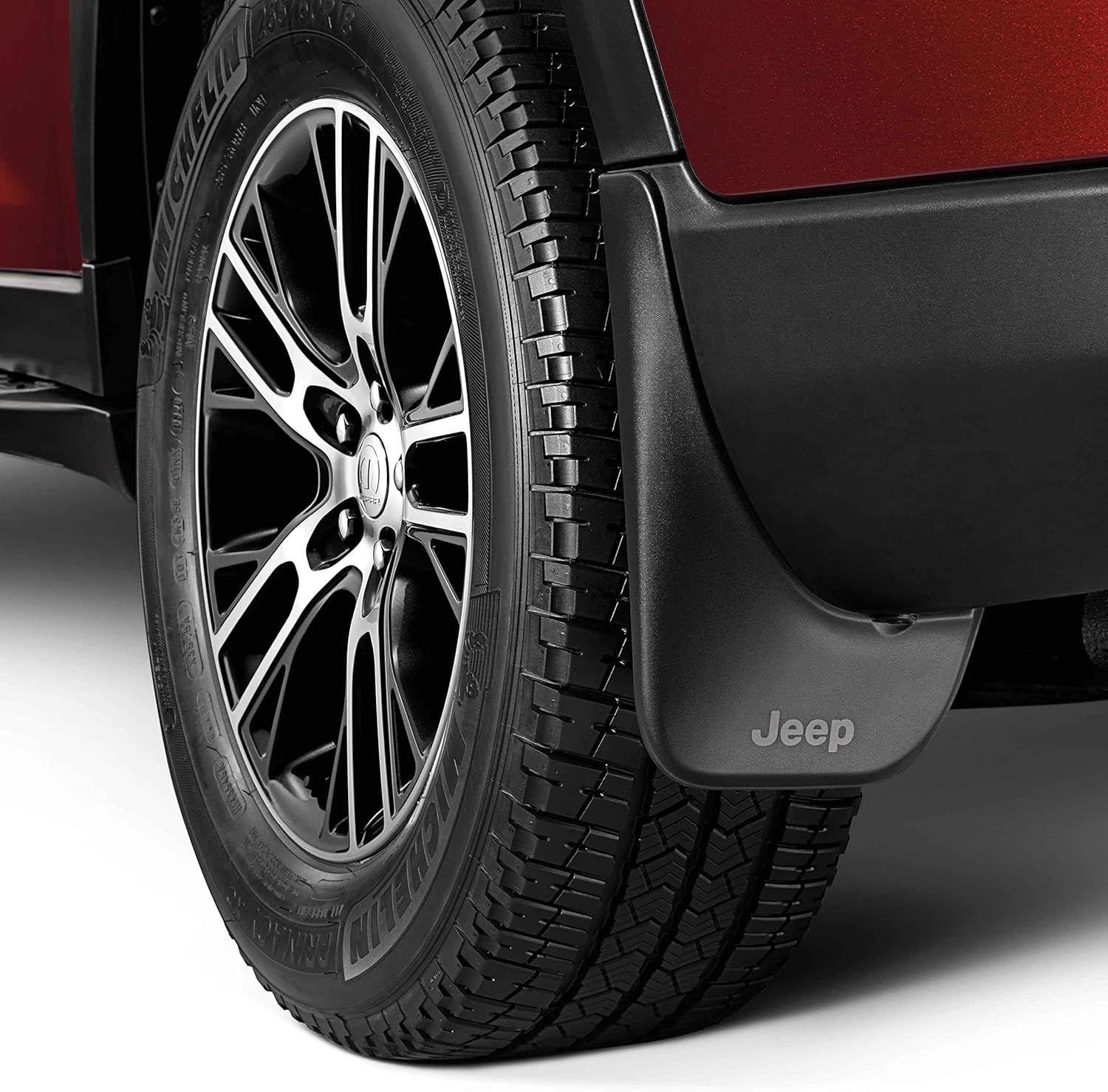 Mopar Molded Rear Splash Guards with Jeep Logo for Jeep Grand Cherokee (two-row, WL version) 82216326AB