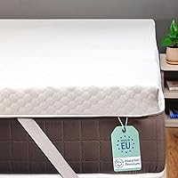 Topper Matrimoniale 160x190 Alto 6 cm Correttore in Foam per Materasso con Federa
