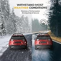 Vista 8 de Kit de montaje en cangrejo para panel solar BougeRV para autos con barras transversales, abrazaderas de techo para portaequipajes se ajusta a