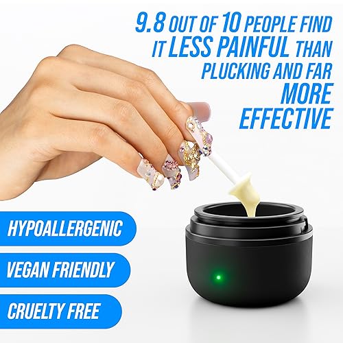 Miniatura 22 de KENASHII Kit de cera de nariz 3.53 oz de cera, 24 aplicadores Kit de depilación para hombres y mujeres Incluye toallitas de bálsamo