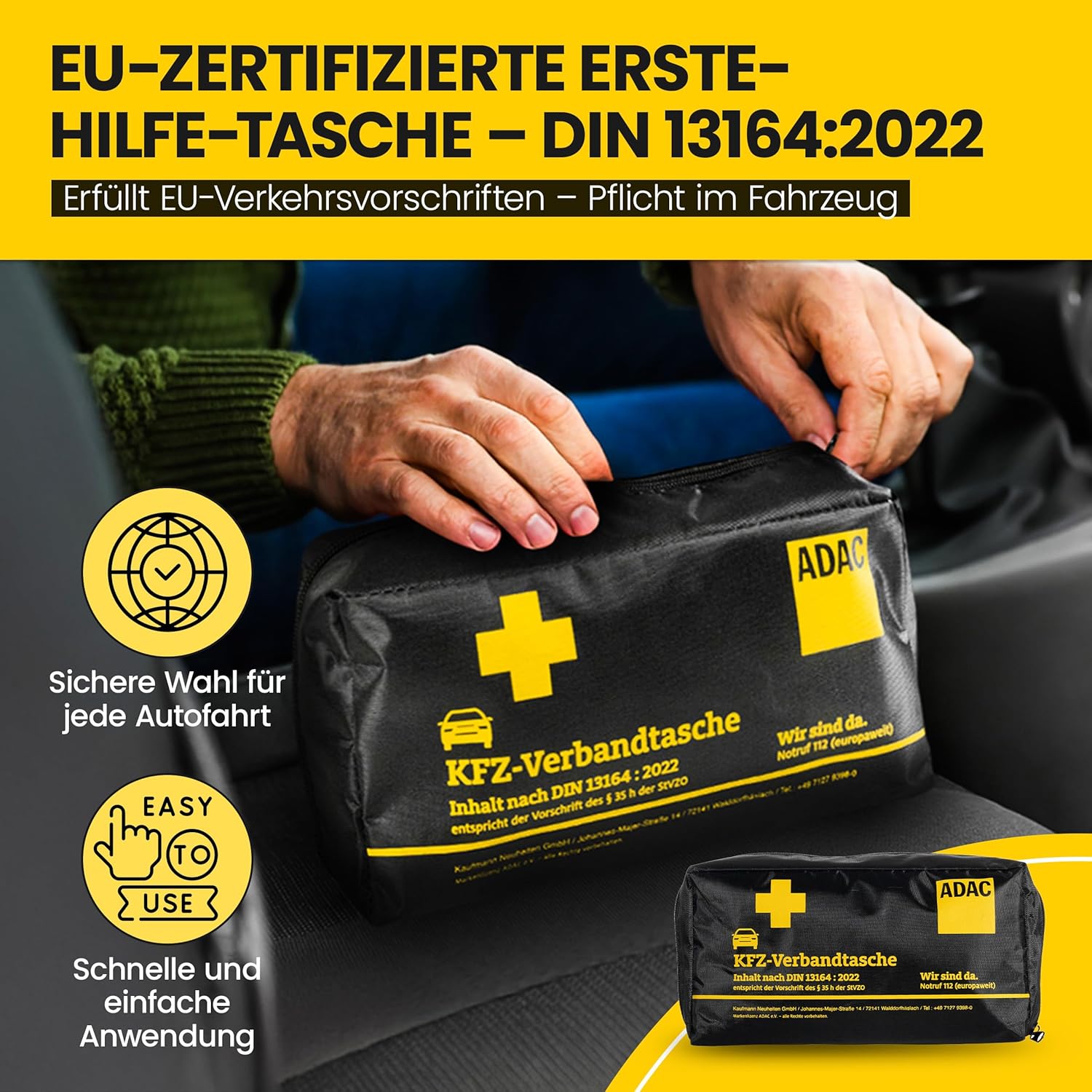 ADAC Verbandkasten Erste Hilfe Set Auto & LKW – Vorschau 2