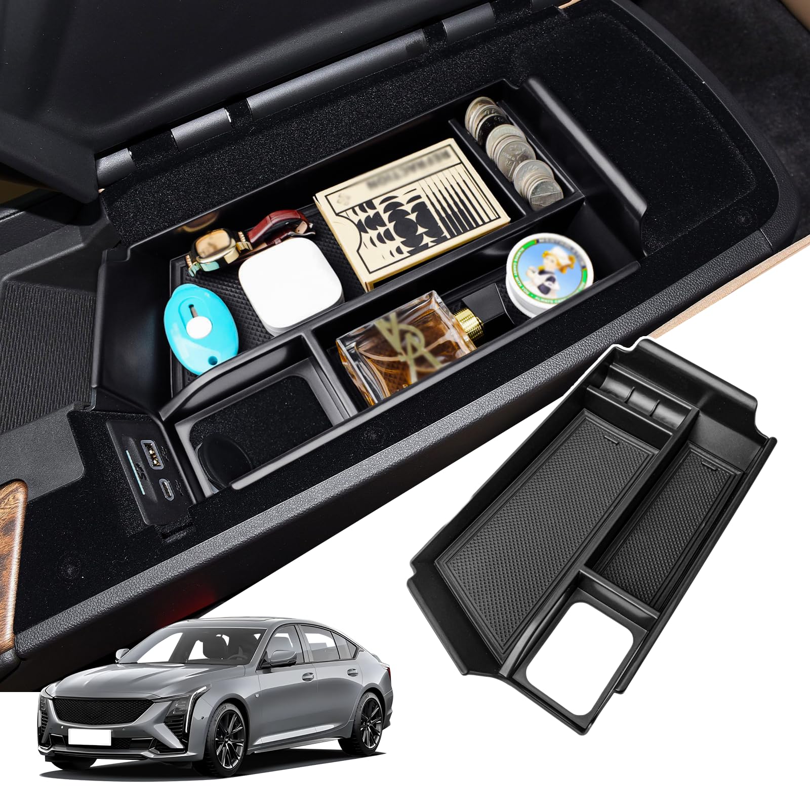Amazon.com: X-TKER Center Console Organizer Tray Compatible with