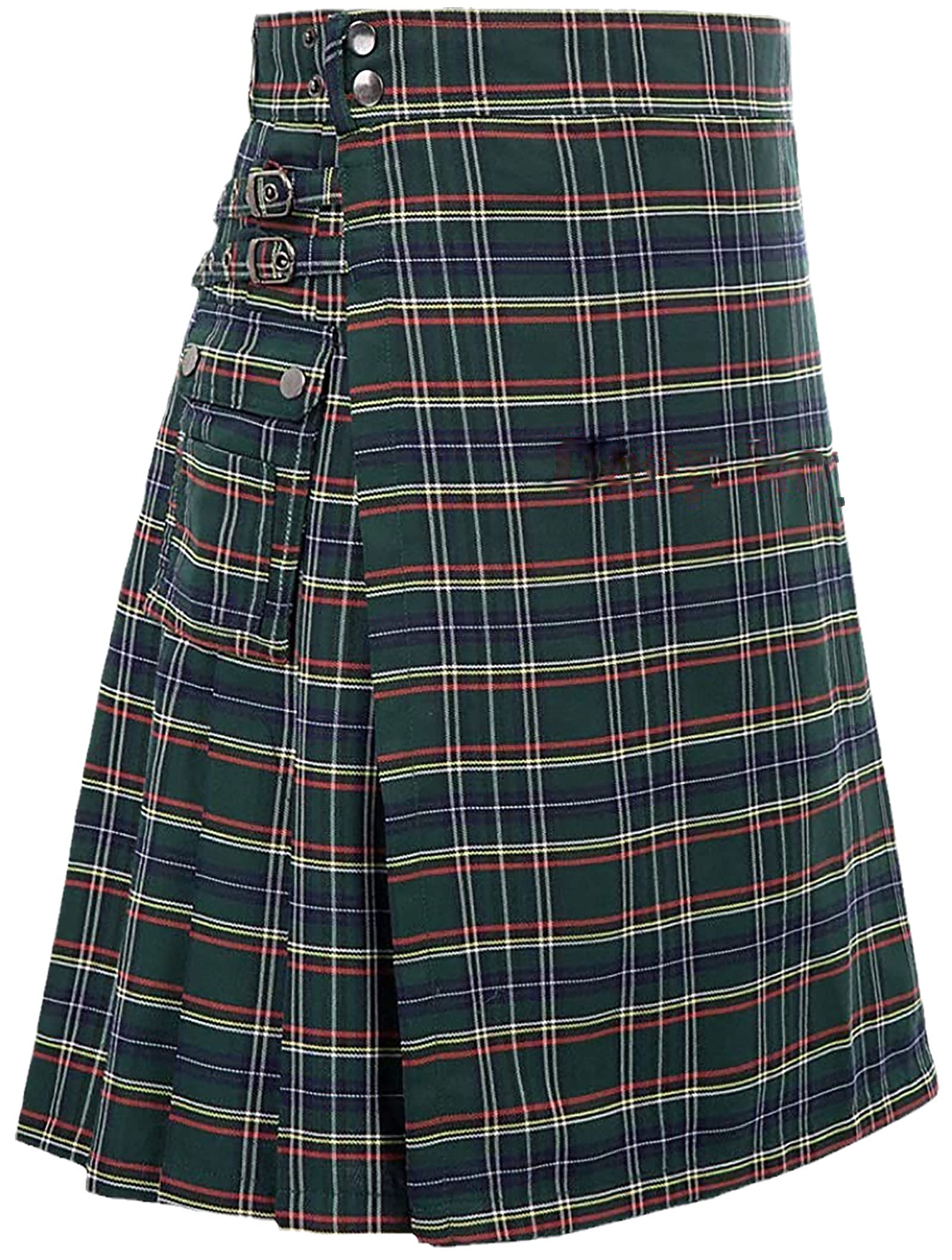 Falda Escocesa Tradicional Escocesa a Cuadros para Hombre, tartán irlandés, Combate, Punk, gótico, Highland