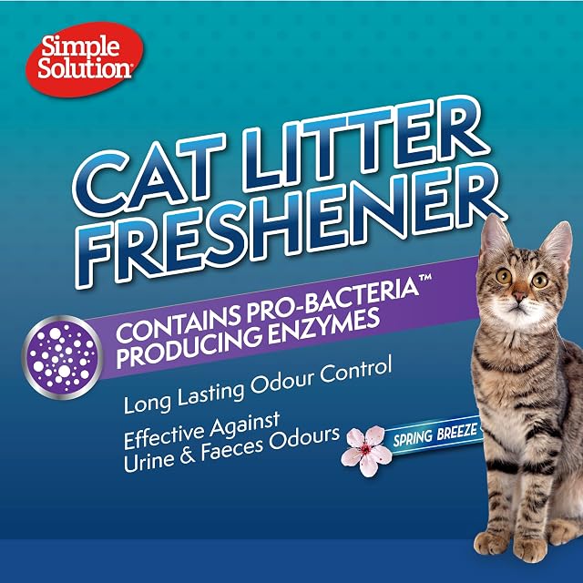Foto 5 de 6 de Simple solution Refrescante Cat Litter Con Gránulos De Limpieza Enzimática 1 Unidad 600 g