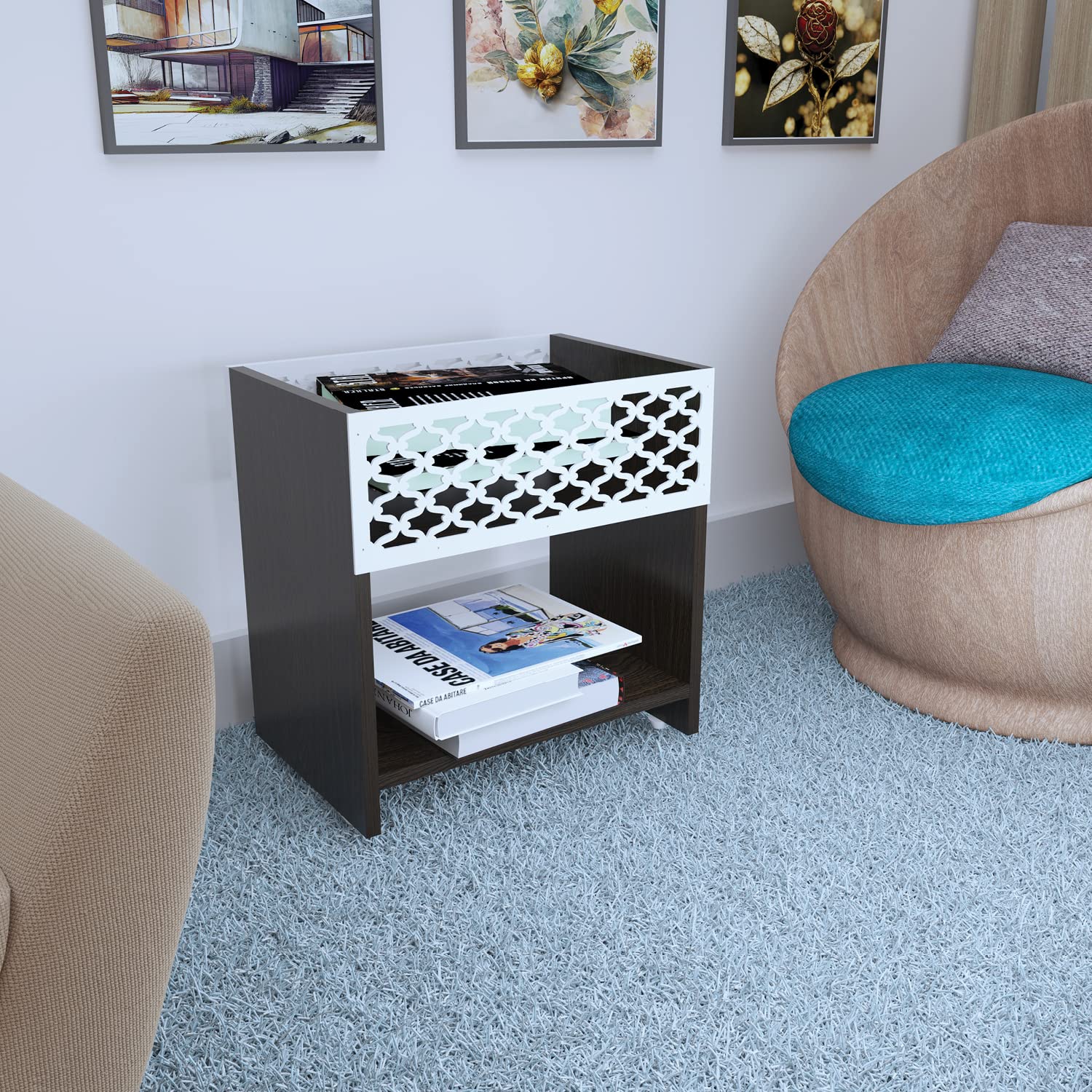 Carbon14 Bed Side Table End & Sofa Side Table,Corner Coffee Table