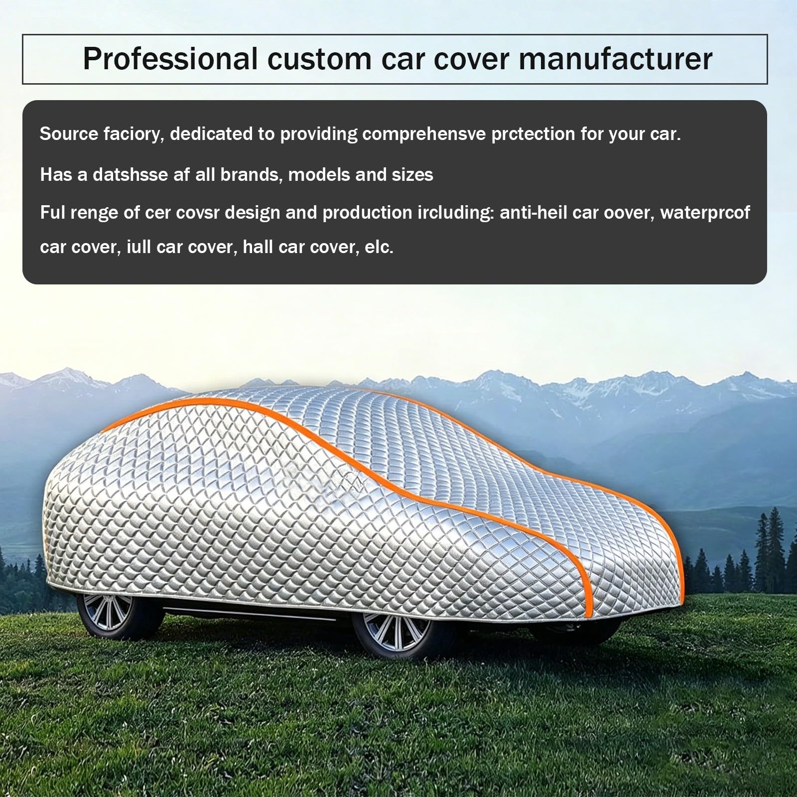 Funda Coche Antigranizo para EBRO S900 SUV 2025- | Cubierta Coche Exterior Granizo Engrosado Premium,Protección Total contra Granizo,Nieve,UV y Arañazos