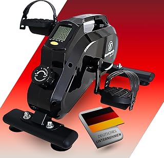 Entrenador de brazos y piernas, minibicicleta estática, entrenamiento en la oficina en casa, con pantalla de entrenamiento, entrenamiento en casa, varios niveles de resistencia,