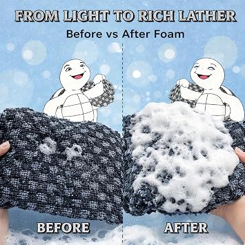 Extra Long Japanese Exfoliating Shower Towel – 37