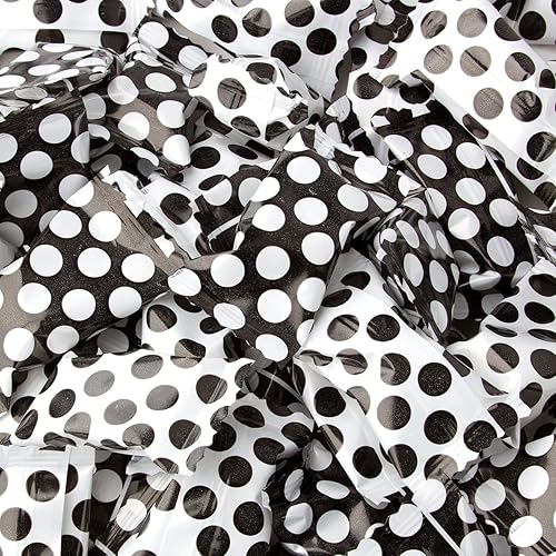 Miniatura 5 de Bolas de menta de lunares de 100 unidades, envueltas individualmente, (amarillo)