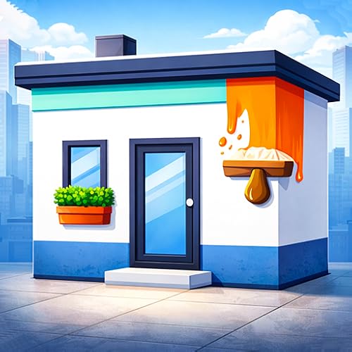 House Paint Color Maze Puzzle: Swipe & Fill Walls Game – Roll Painting Brain Challenge 3D Offline
