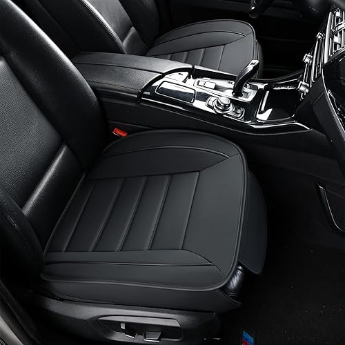 Miniatura 7 de 1 funda protectora de asiento de automóvil, funda protectora para asiento delantero, de piel sintética de lujo, para el interior del automóvil,
