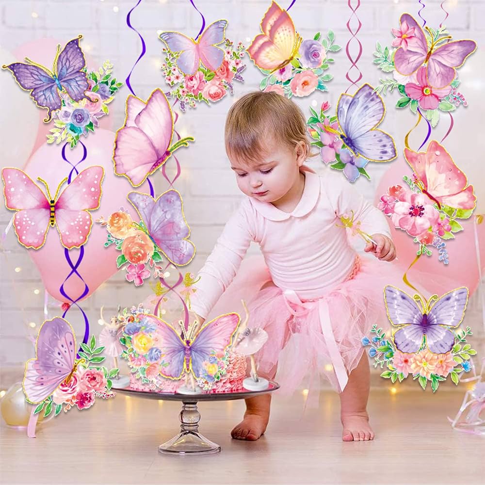 L BUTTON BUTTERFLY BOA ｜birthdaybash Amazon.com: 32Pcs Butterfly Party Decorations, Butterfly
