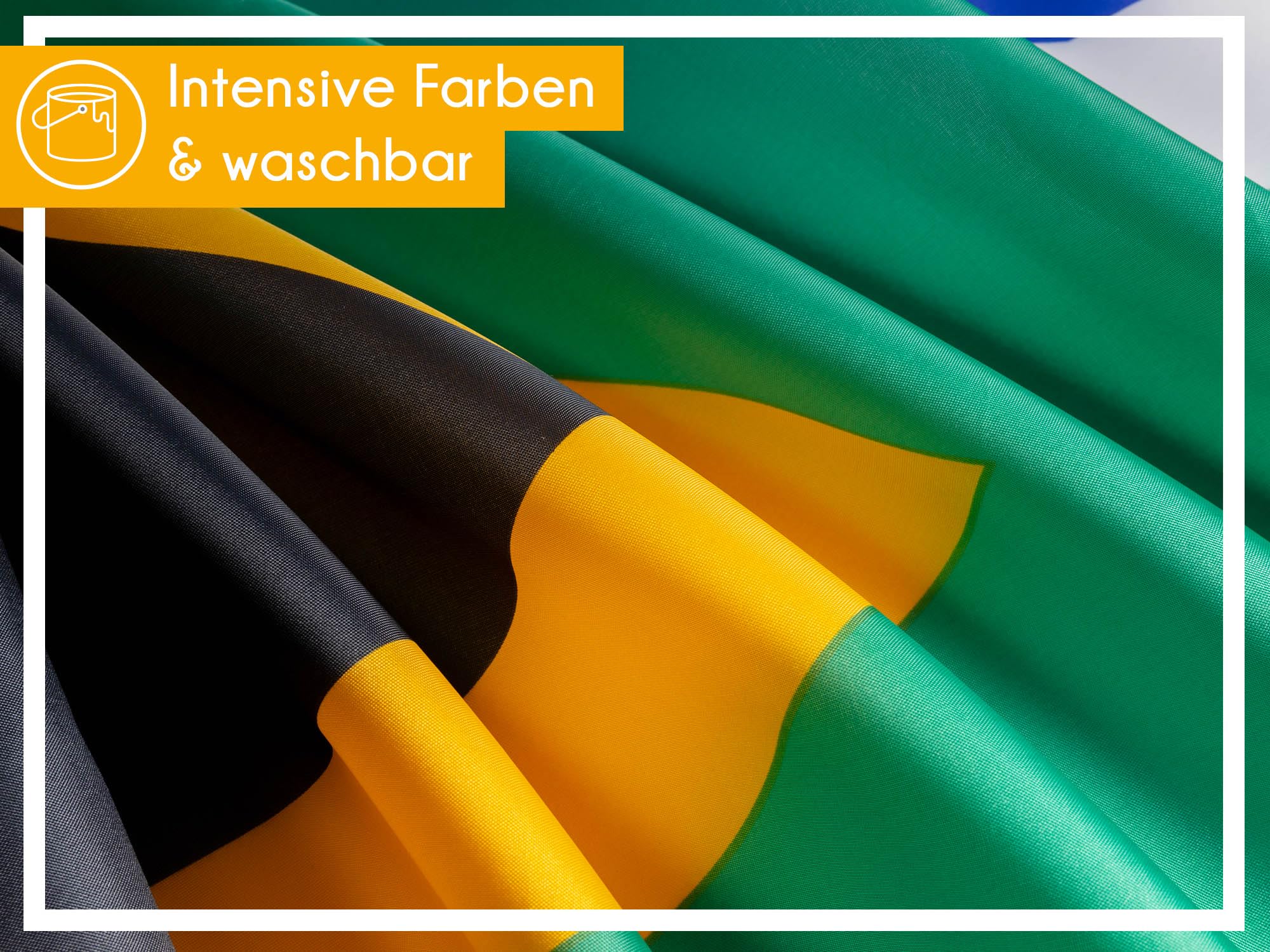 PHENO FLAGS South Africa flag - South African flag 90 x 150 cm with brass eyelets - durable flag for flagpole - 100% polyester - Image 4