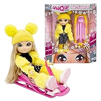 UNIQUE EYES Giochi Preziosi, Bambola Winter Holiday Amy