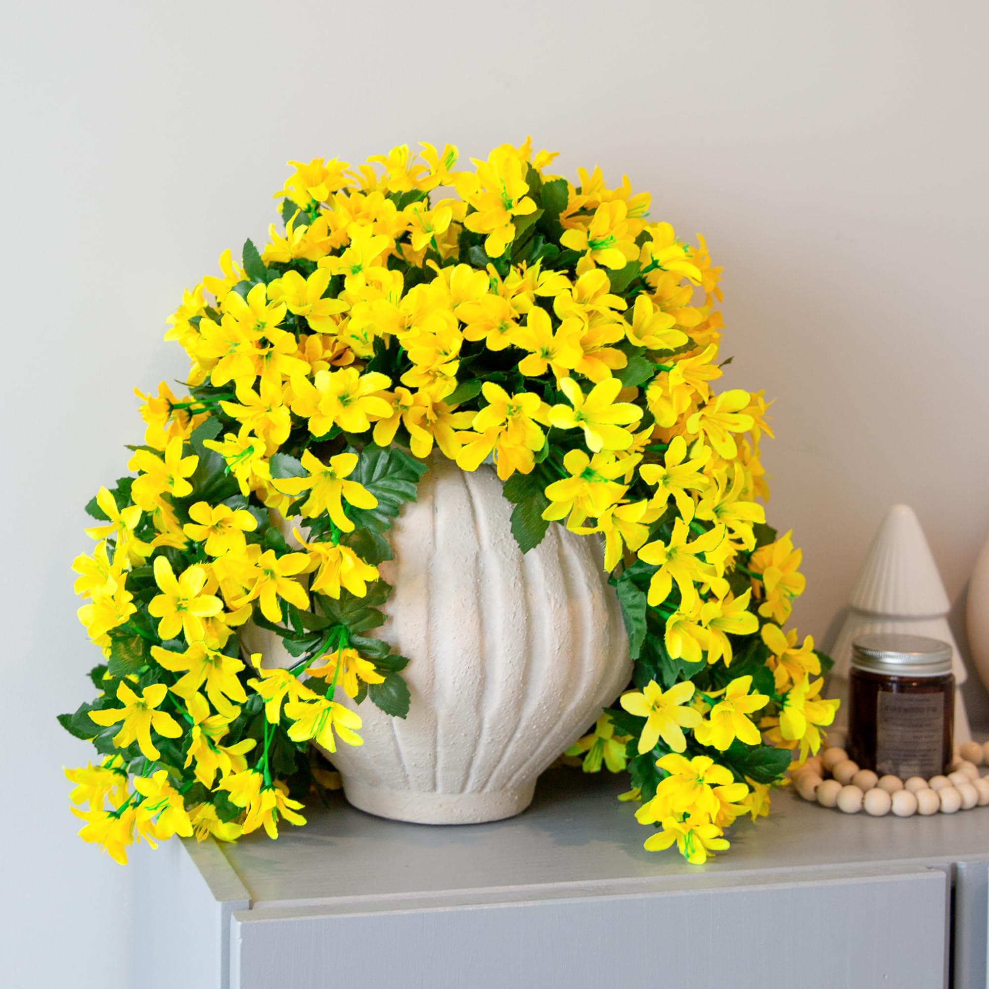Ivydale Künstliche Herbstblumen Für Draußen – 12 Bund, UV-beständig & Pflegeleicht, Ideal Für Übertöpfe