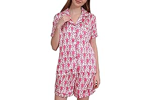 Satin Monkey Pajamas Shorts Set for a Dreamy Night