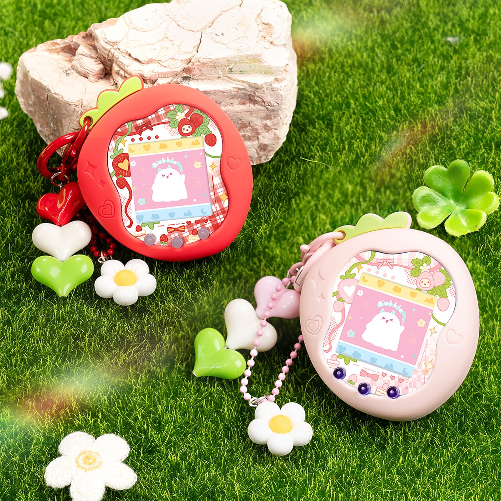 Amazon.com: BUBBLELOGUS Strawberry Bubble Protective Case for