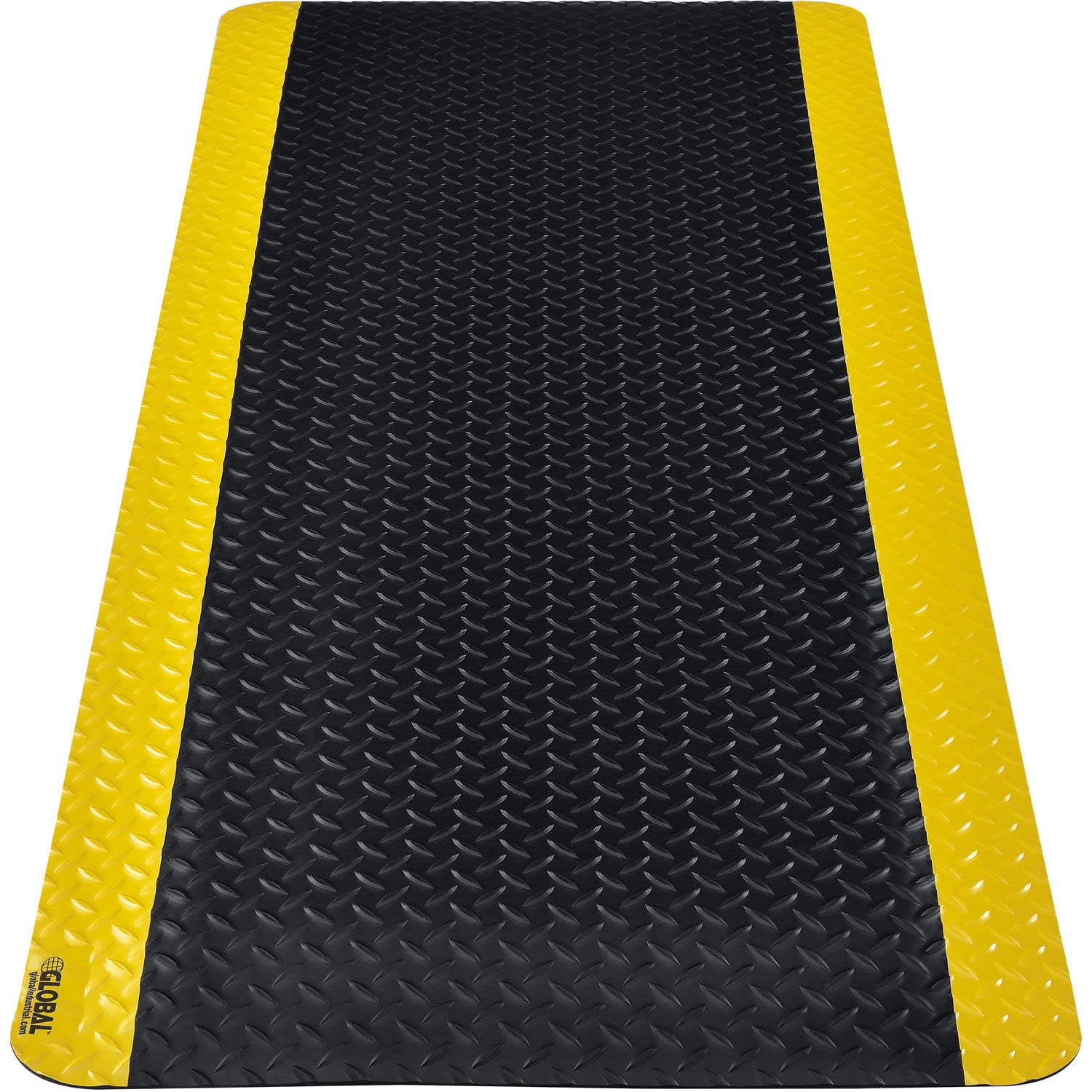 Global Industrial 2' x 6' Diamond Plate Ergonomic Mat 15/16