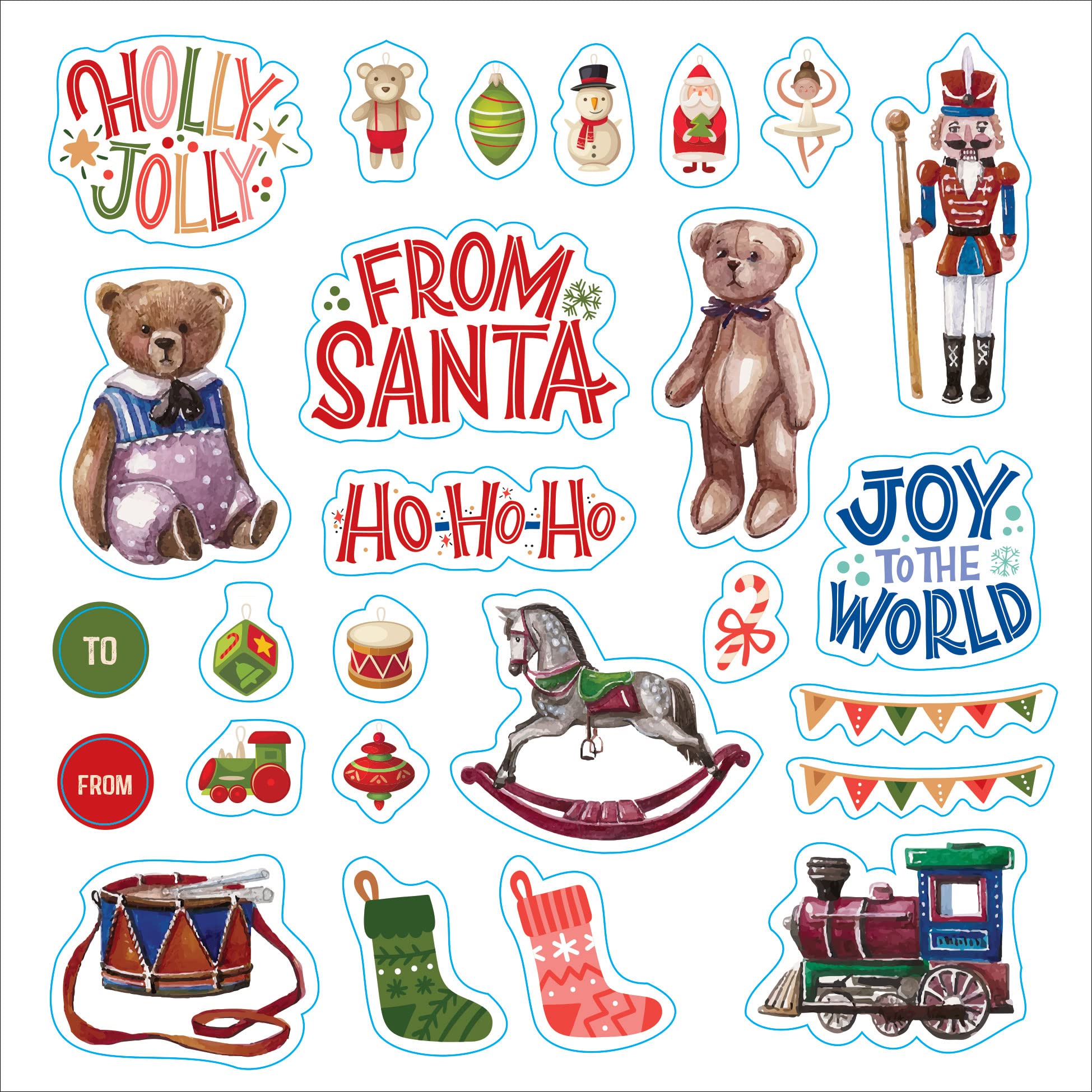 Merry & Bright Christmas!: A Festive Sticker Book