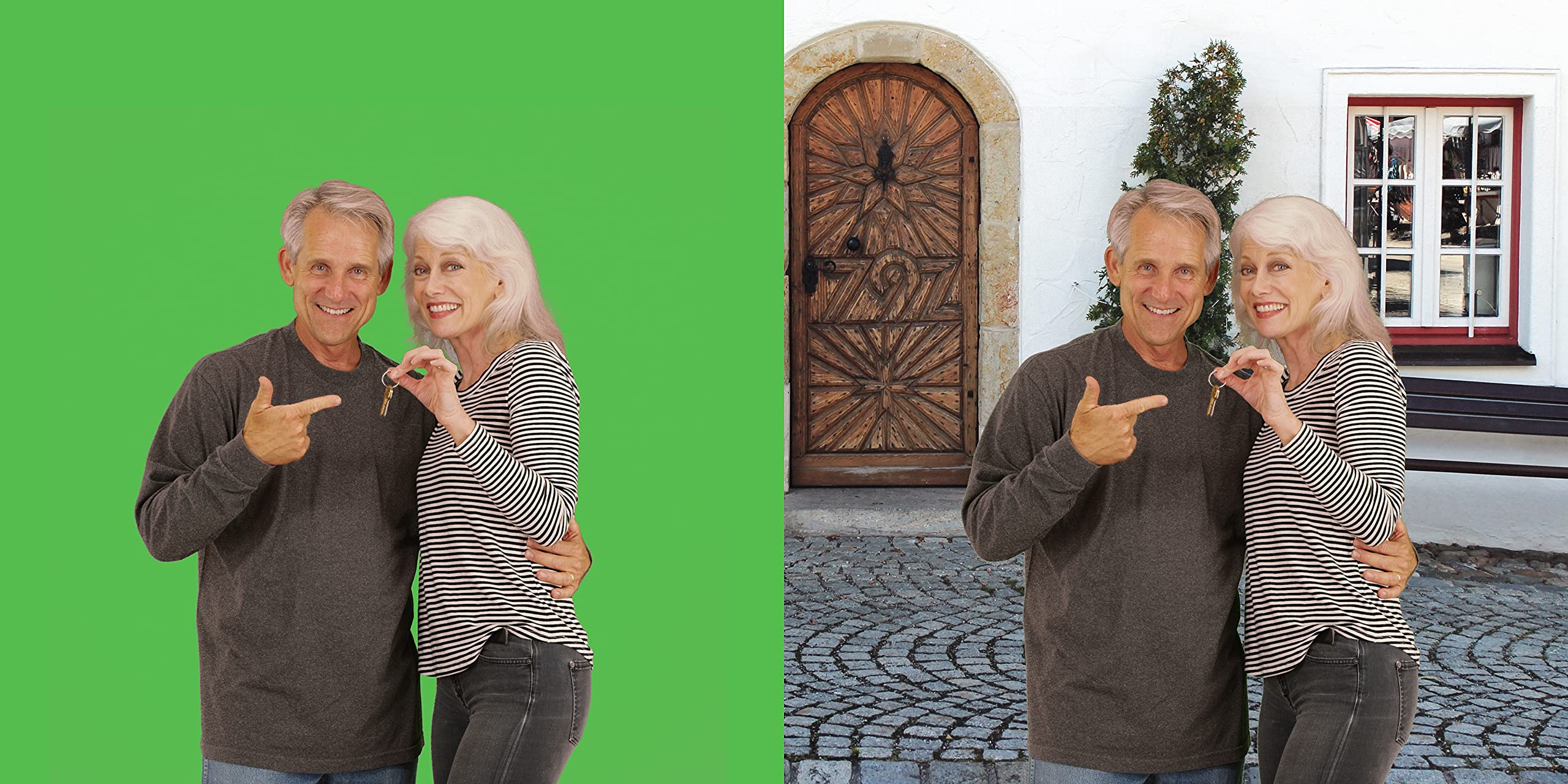 celexon Rollo Chroma Key Green Screen 200 x 190cm