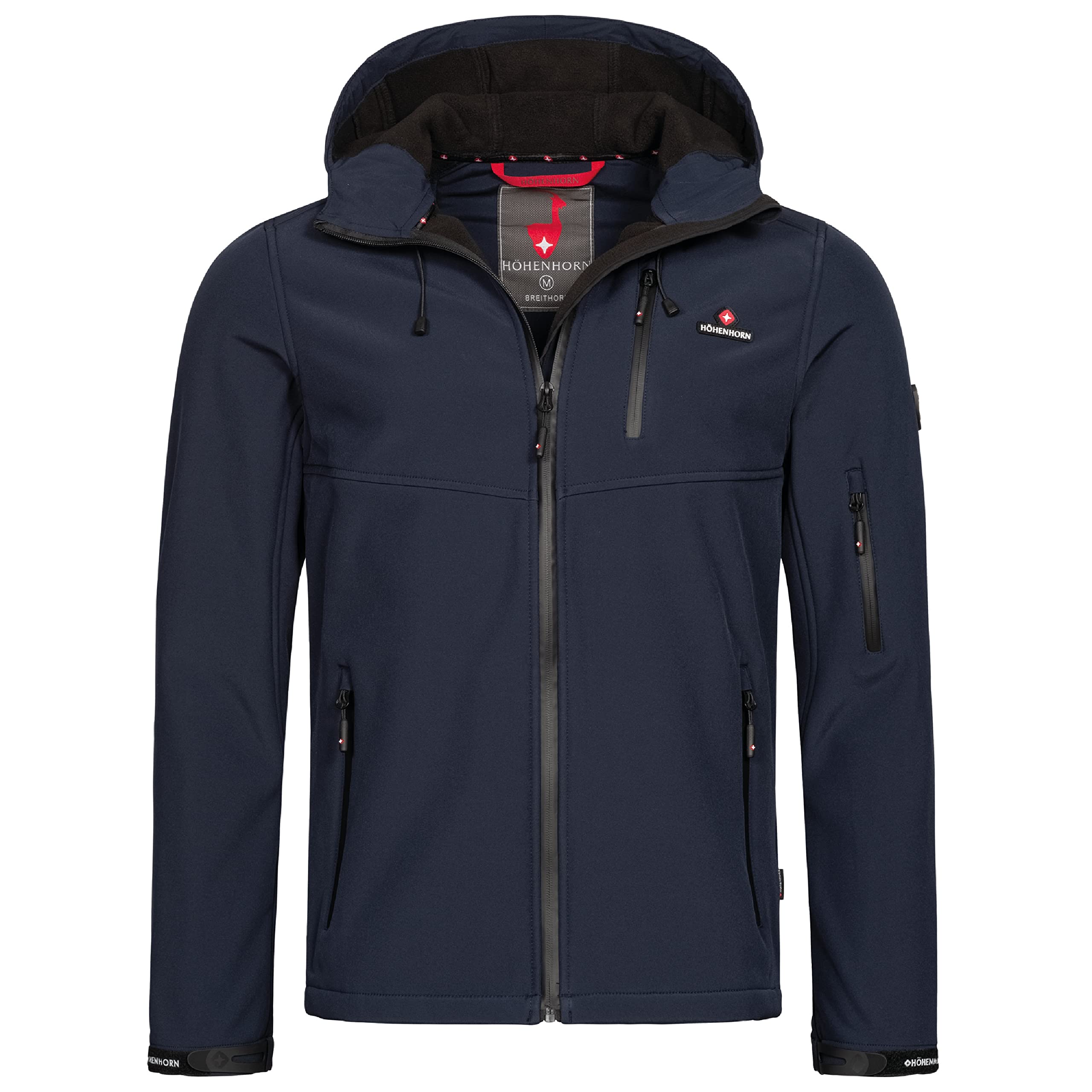 Höhenhorn Men's Navy Breithorn New Altus Outdoor Function Softshell Jacket Water Resistant