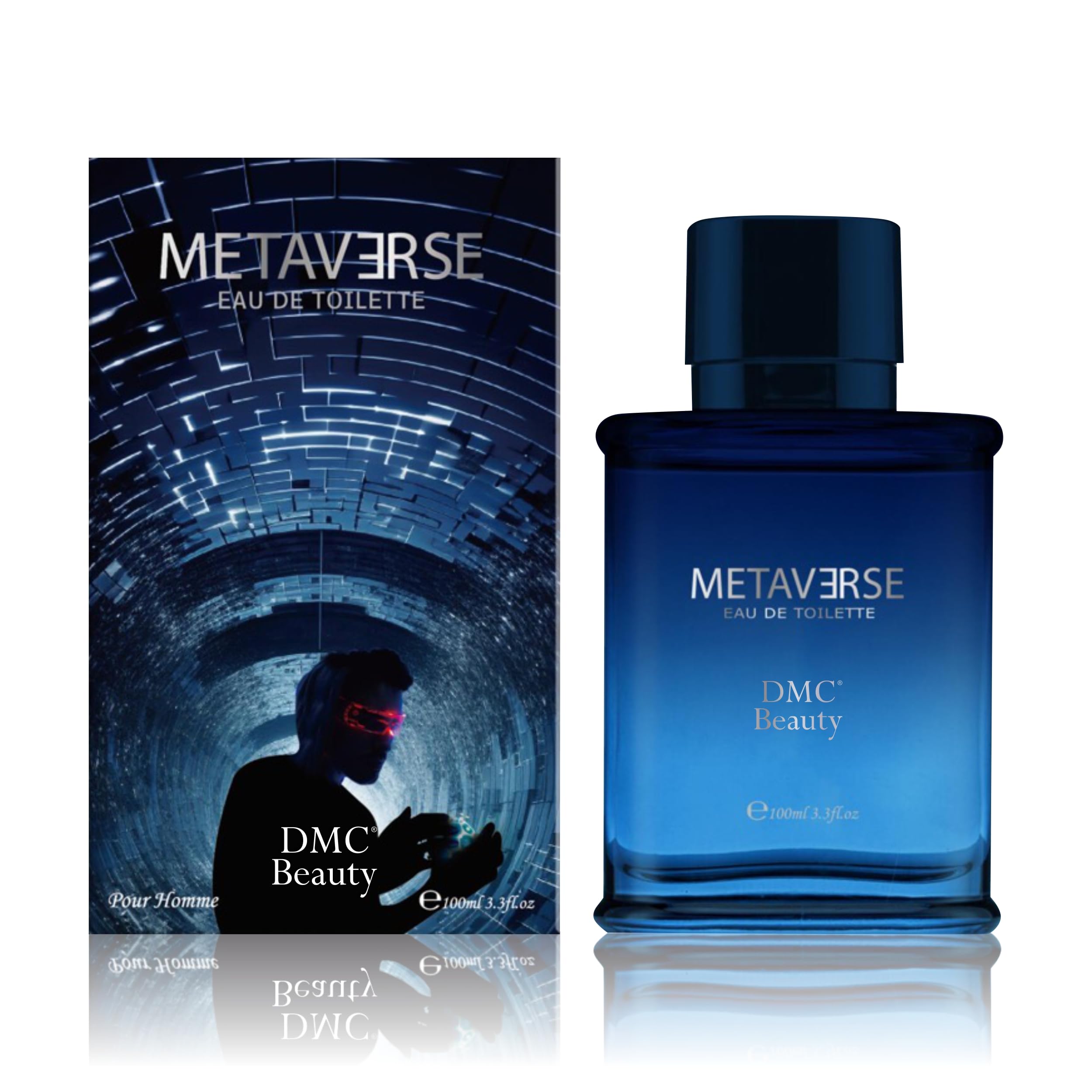DMC Metaverse Perfume para Hombre Equivalente Compatible e Inspirado en Polo Black, Perfume Masculino de Larga Duración y Resistente, Fragancia Intensa y Persistente Similar al Original 100ML EDT