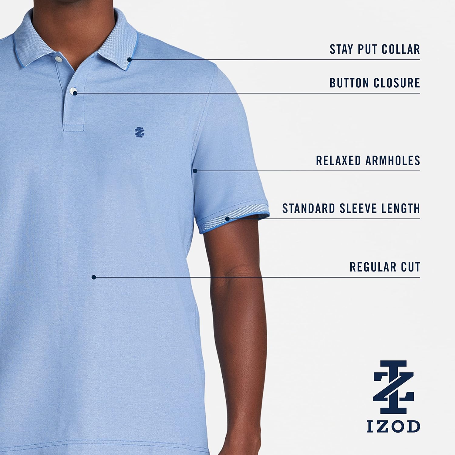 Izod Mens Advantage Performance Short 