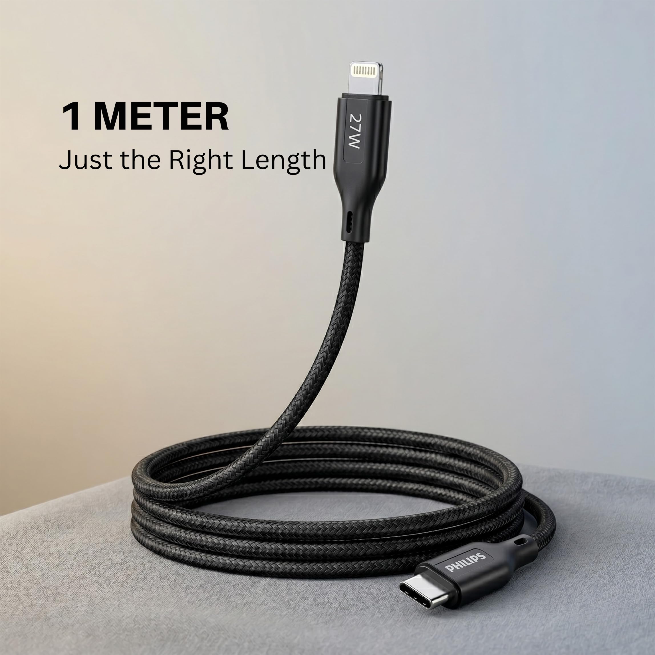 Philips USB-C to Lightning Cable - 1m -5