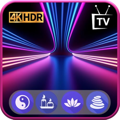 Neon Color Shift - Flashing Lights and Vibrant Color Changing Screen for TV