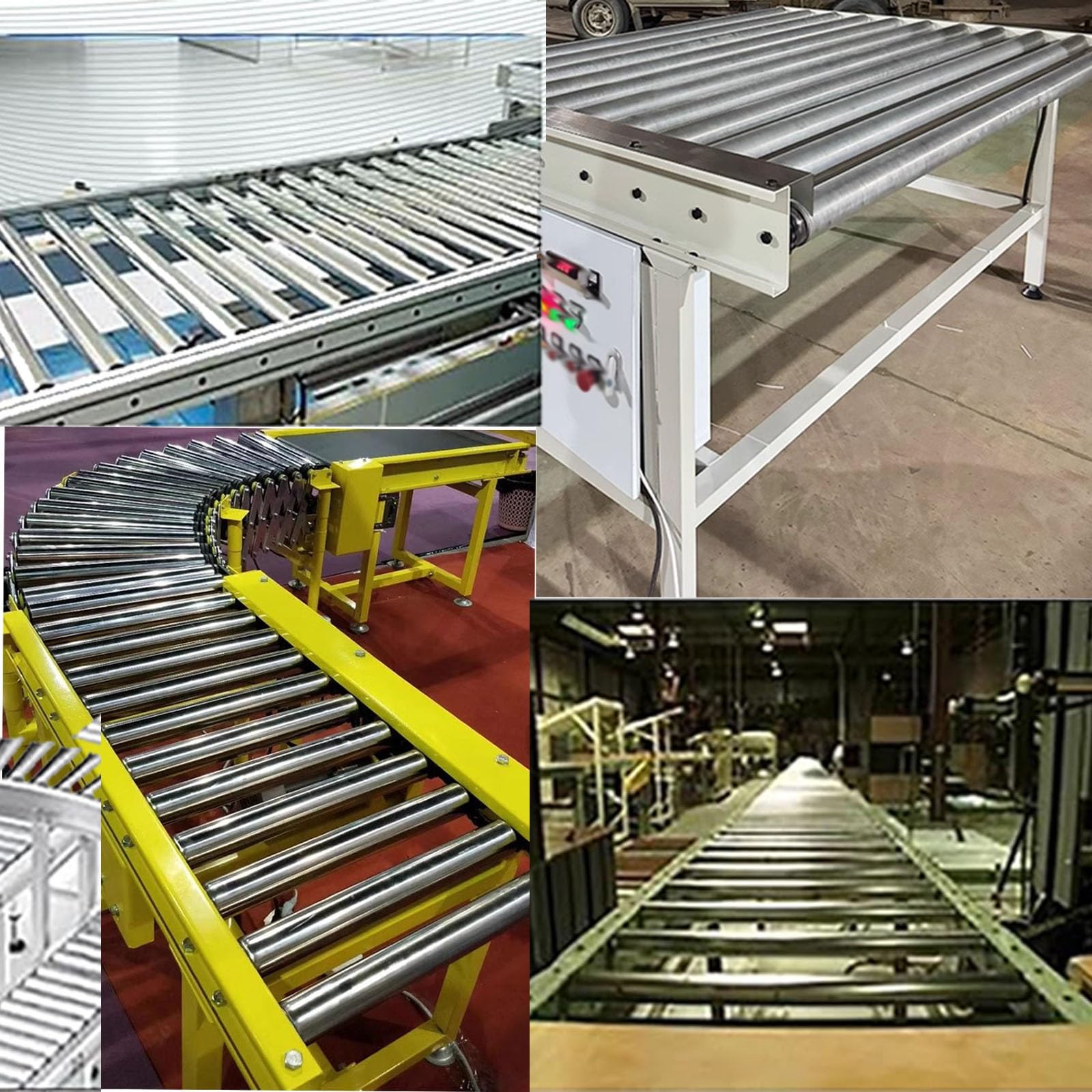 Rulli trasportatori a rulli Set di 3 – Rulli di trasporto per fabbriche Movimento fluido Installat Soluzioni efficienti per la movimentazione dei materiali