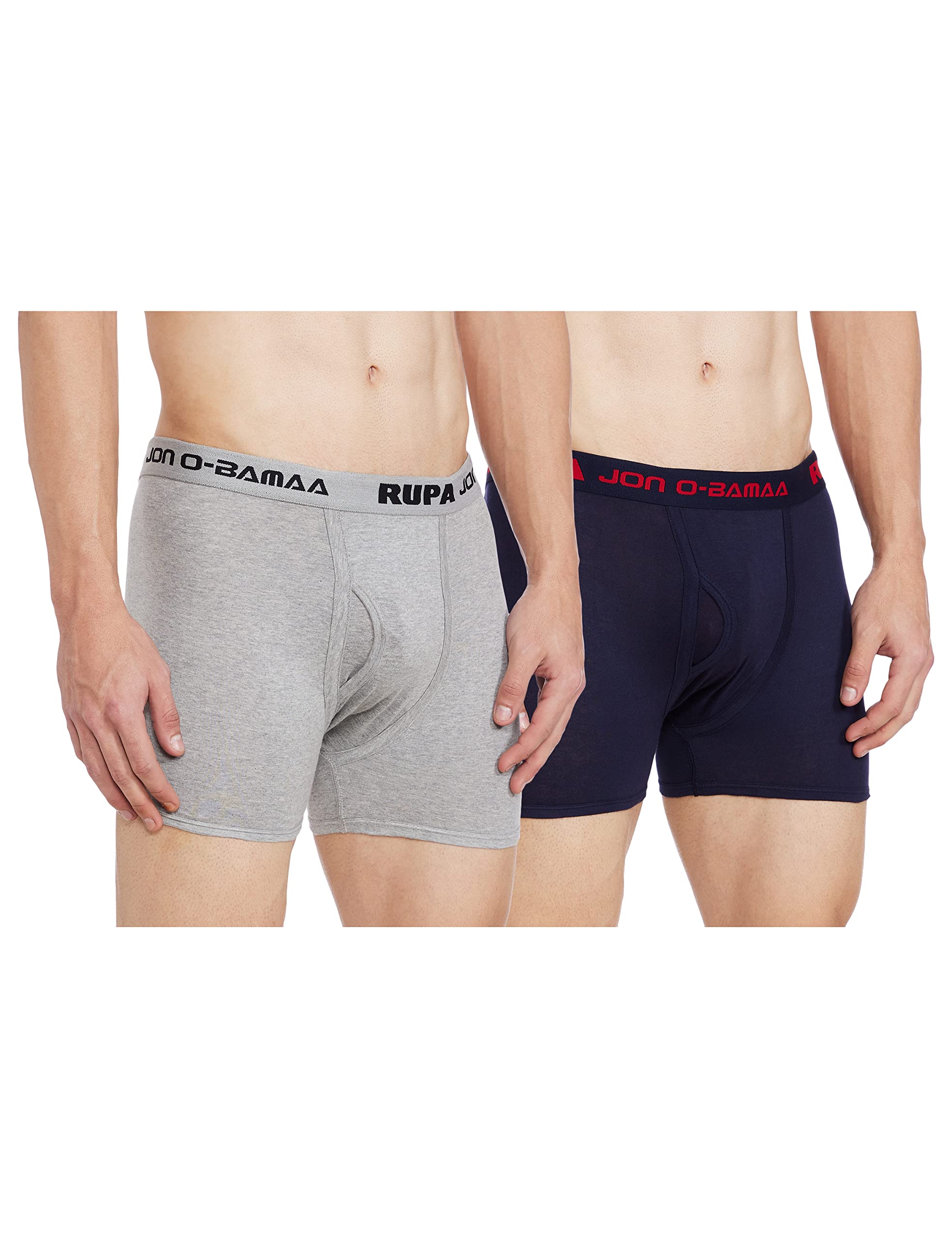 rupa jon Jon Plain Trunk for Men, 100% Cotton Material, Outer Elastic, Pack of 2-picture-14
