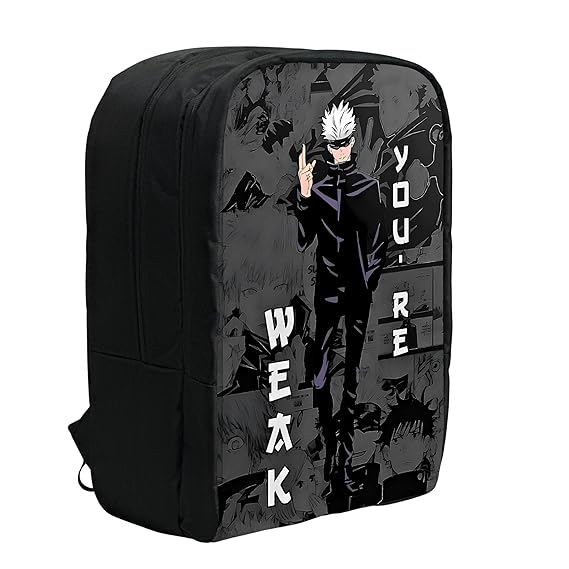 Bagbros Anime Bagpack Gojo Laptop Backpack Jujutsu Kaisen Anime Backpack 35L | Gojo Satoru Backpack JJK | Multi-Storage Anime Bag, Laptop Bags,School Bags,College Bags Bagpack Travel Bag