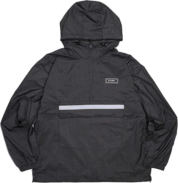 STUSSY CONTRAST RIPSTOP ANORAK　supreme Stussy Contrast Ripstop Anorak - Black | Garmentory