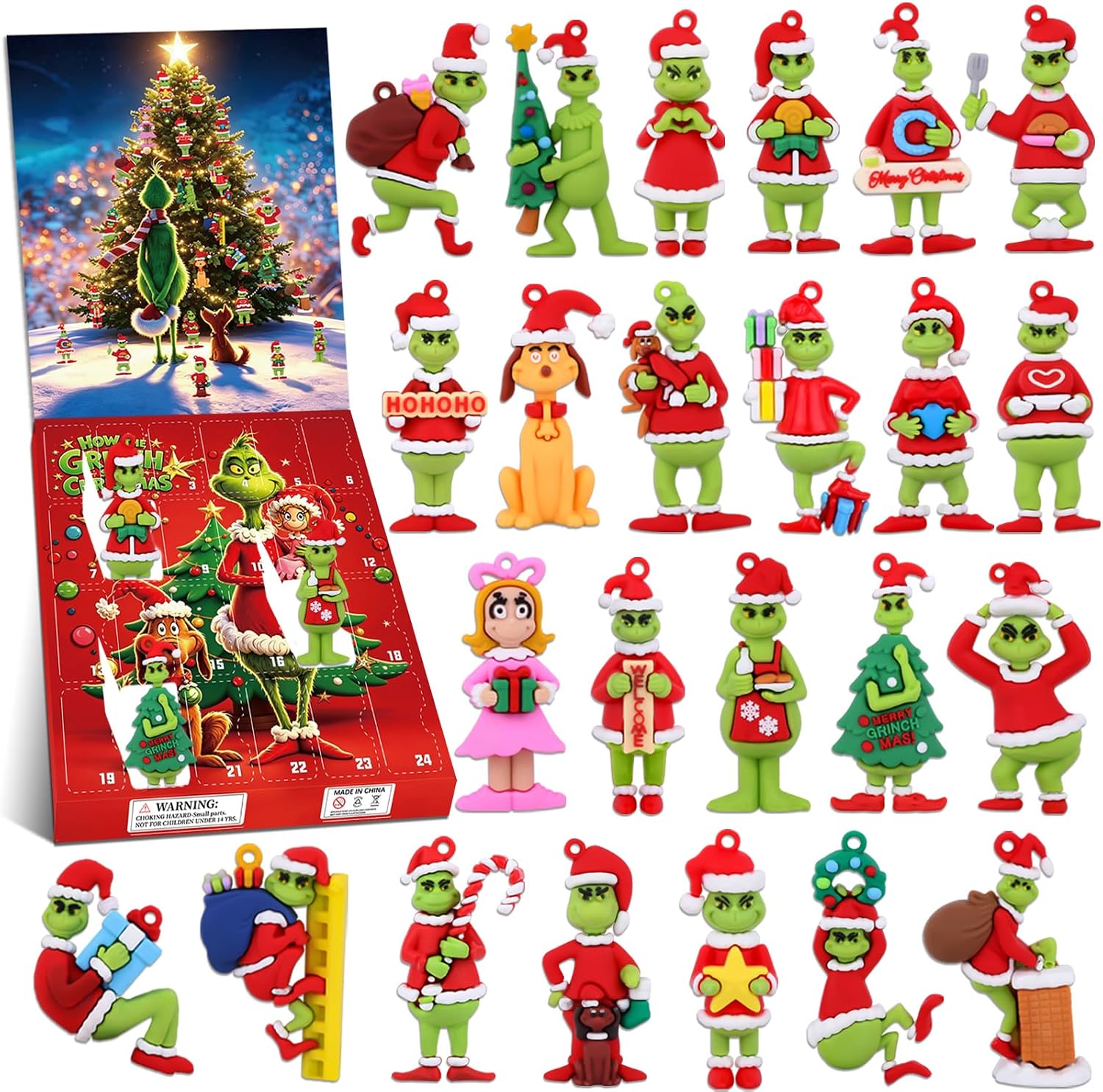 Christmas Advent Calendar 2026, Christmas Tree Ornaments Countdown Calendar