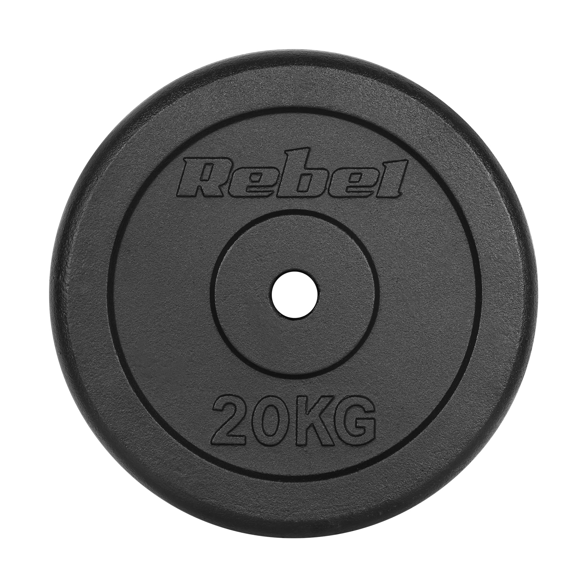 Rebel Carga de Hierro Fundido 20 kg Agujero 31 mm Placa Clásica RBA-2131